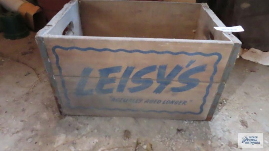 Leisy's...antique wooden crate