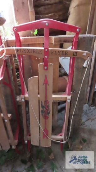 Flexible Flyer...III...vintage sled
