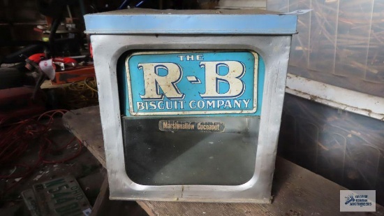 The R-B Biscuit Company antique biscuit display/ dispenser