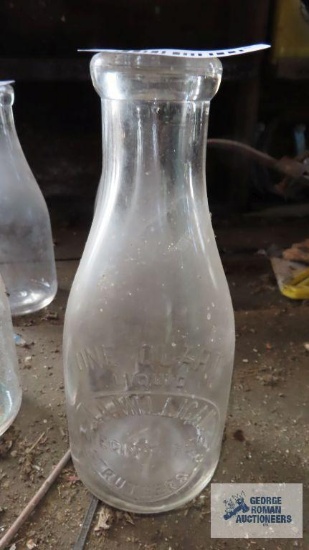 A. D. Millican milk bottle Struthers, Ohio