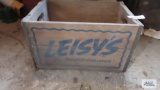 Leisy's...antique wooden crate