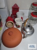 Garlic baker, match holder, etc