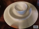 Fiestaware platter, bowl and mug