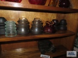 Lot of vintage electrical insulators