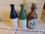 Two bottles made in England and Fielders bottle