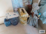 Wastebaskets, tissue holders, etc
