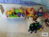 Lot of Teletubby toys