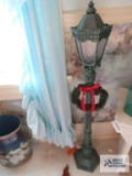 Electric light post decoration