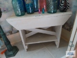 Rustic painted bench