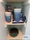 Decorative vases, planter and etc. Planter is made in Mexico