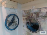 Two bird sun catchers