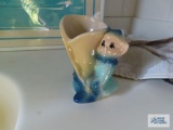 Vintage figurine planter