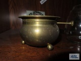 Vintage brass ashtray