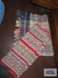 Lot of two throw rugs