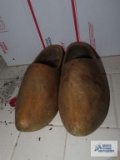 Handmade wooden shoes