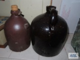 Lot of two jug trucks. Handle is broken on one and other one has chips