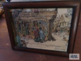 The Curiosity Shop Engraving by Anton Pieck