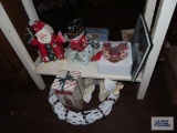 Lot of Christmas decorations