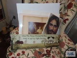 Lot of prints and bless this house wall hanging