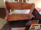 Pine bench