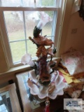 Angel fountain with extra angel figurines