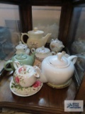 Lot of teapots...and sugars