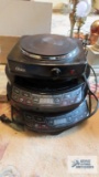 Lot of precision NuWave induction cooktops and Oster electric cooktop