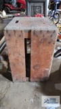 John Livacich San Bernardino antique wooden crate