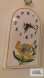 Ceramic battery powered wall clock