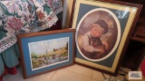 Boy with puppy print and Going Home print by Tom Miller 89/500