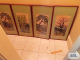 Lot of four Oriental prints