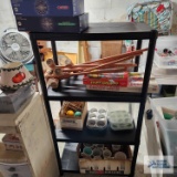 Croquet pieces, games, pans, mugs and etc