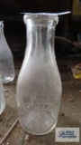 A. D. Millican milk bottle Struthers, Ohio