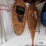 Bob Maki...snowshoes, ice skates and backpack