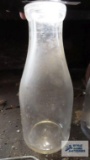 Antique one quart liquid milk bottle