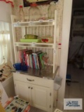 Kitchen cabinet with stainless steel top