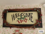 Welcome wall hanging