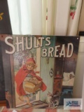 Schultz Bread advertising reproduction sign