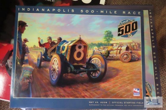 May 2008 official Indianapolis 500 program and official starting field