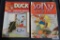 Super Duck comic book, 1946 and Jolly Jingles comic book, 1943