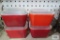 Pyrex refrigerator containers