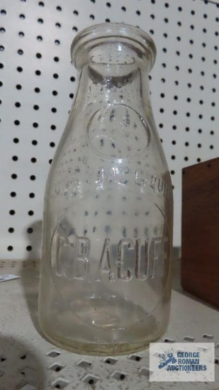 C. B. Acuff milk bottle