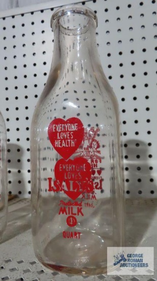 Isaly's milk bottle