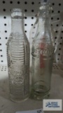 Orange Crush bottle and Conneaut Bottling Works bottle