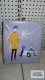 1962 Ken doll accessory box with accessories