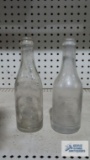 Fargo Mineral Springs bottle and Diamond Spring Bottling Company bottle