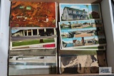 Lot of antique and vintage postcards