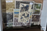 Lot of antique photo postcards and souvenir postcard