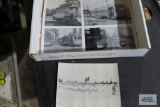 Antique trolley pictures and Military picture