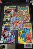 The Avengers comic books, (4)...1970s and (1) 1990